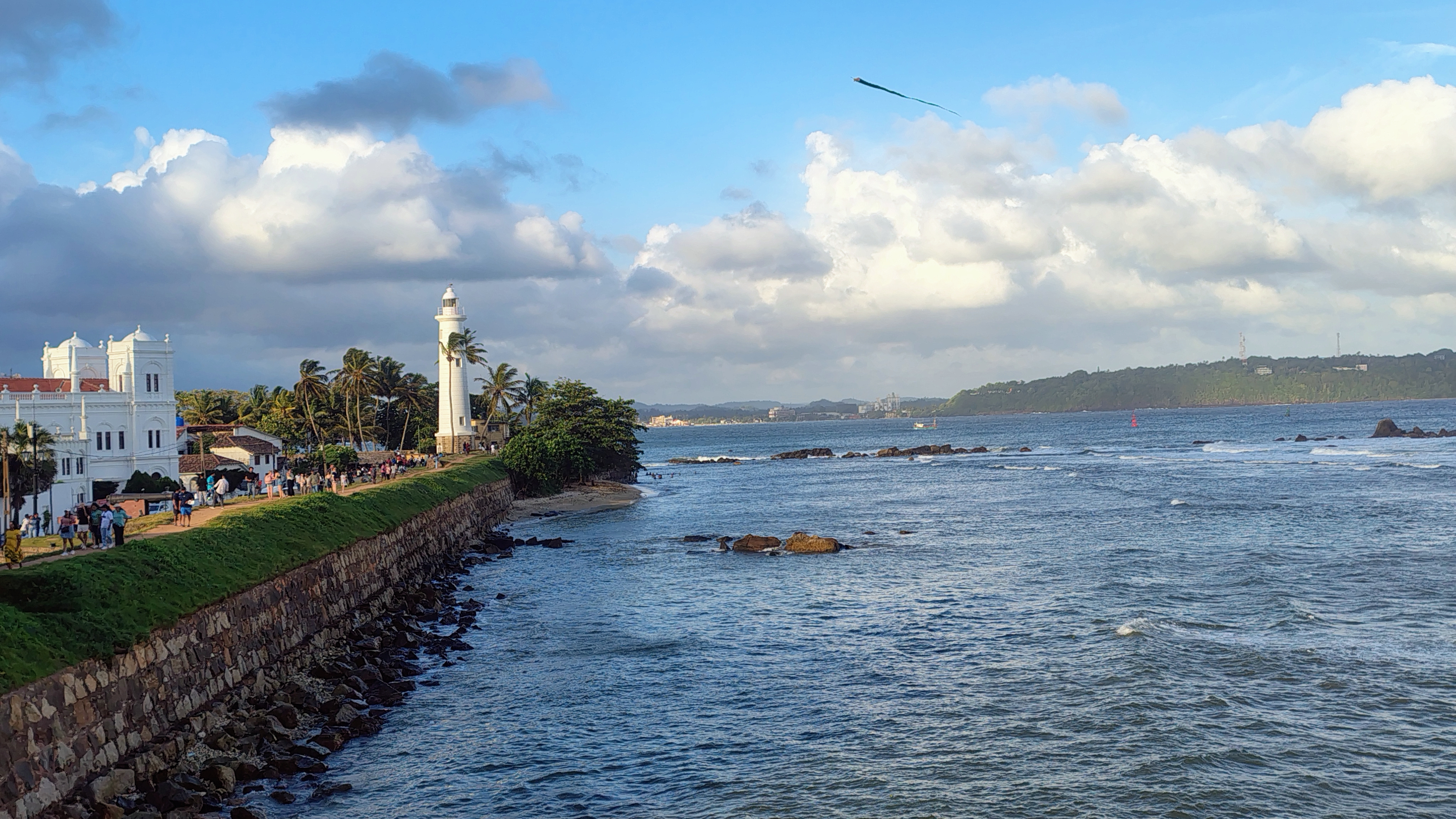 Galle Dutch Fort, Sri Lanka The Galle Dutch Fort and the light house.